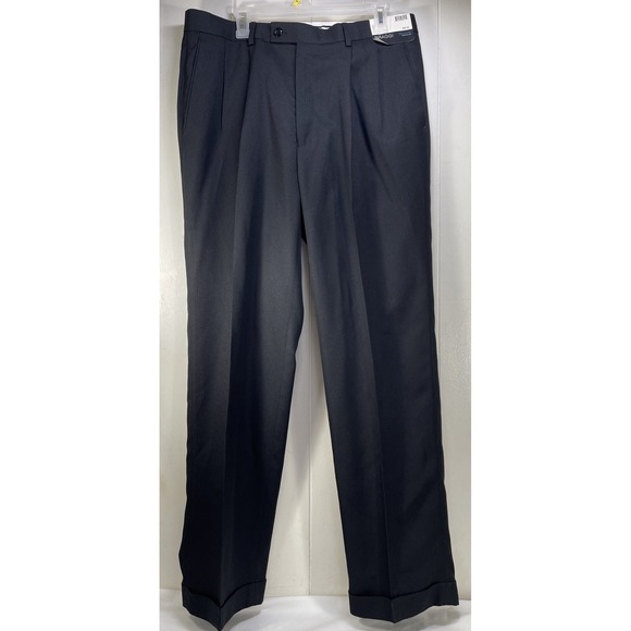 braggi By louis raphael Dress  pants 36x32‎ Black  Nwt - Picture 1 of 10